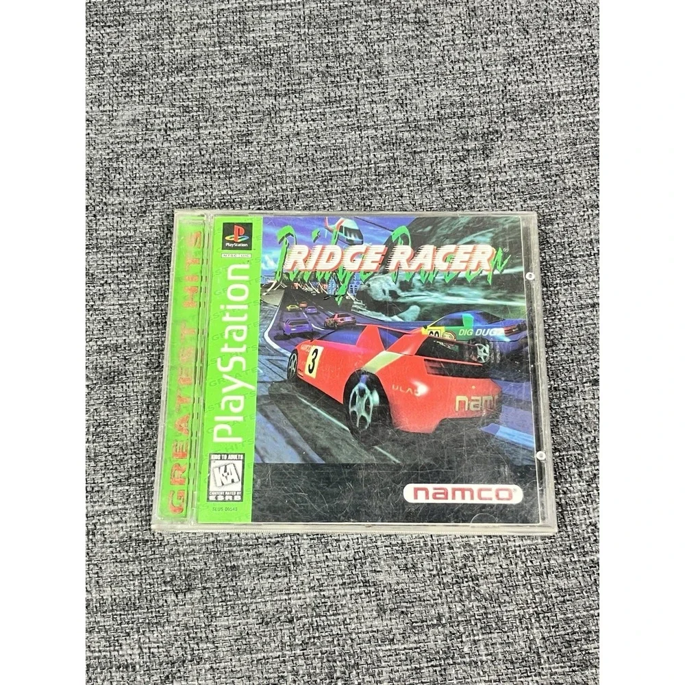 Namco Ridge Racer Racing Game PlayStation 1 Greatest Hits KA NTSC-U/C Manual